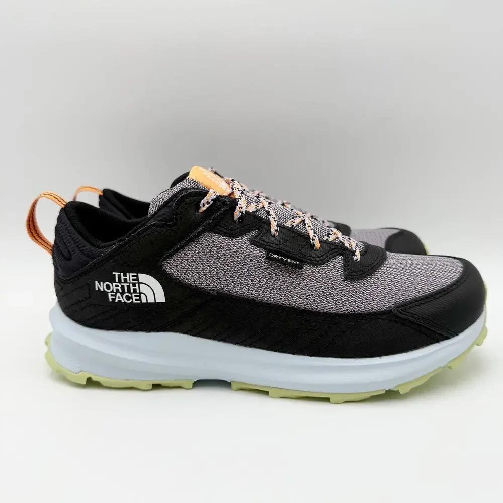 The North Face Fastpack Hiker Shoes Kids Size 7 EU 39 Black Lilac Waterproof NIB